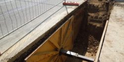 Trench excavation