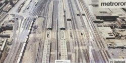 Underpass structure at the Rome Tiburtina station